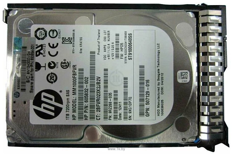 Фотографии HP 1TB (652749-B21)