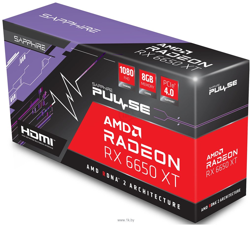 Фотографии Sapphire Pulse Radeon RX 6650 XT 8GB GDDR6 (11319-07-20G)