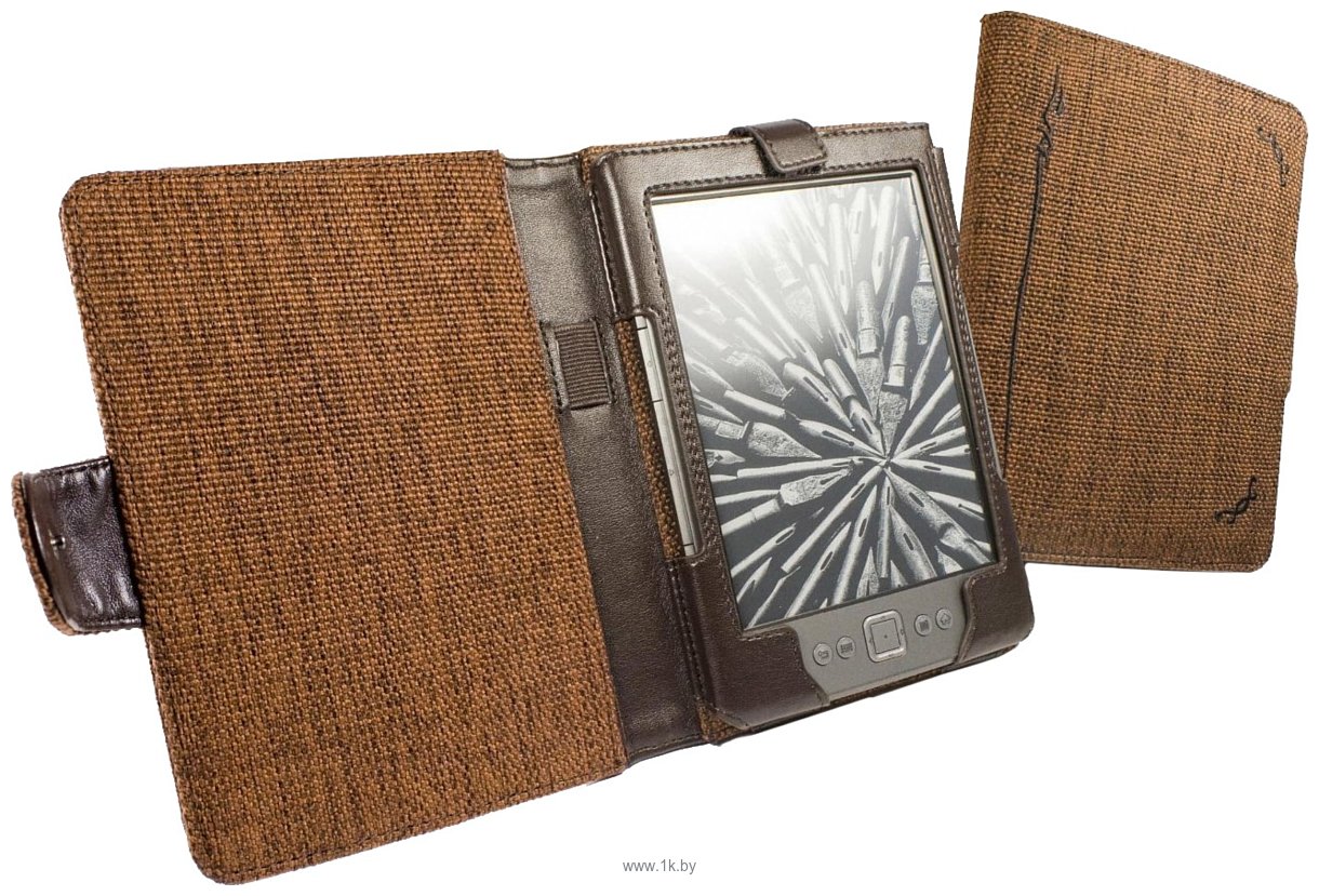 Фотографии Tuff-Luv Kindle 4 Natural Hemp Mocha + Spark Light (G1_41+D1_29)