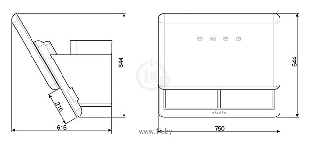 Фотографии Smeg KFAB75BL