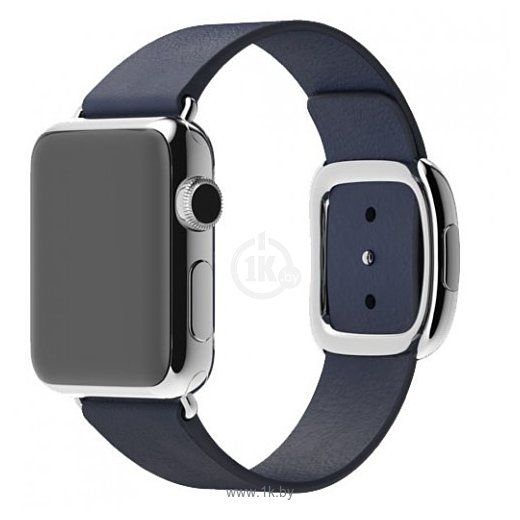 Фотографии Apple Watch 38mm Stainless Steel with Blue Modern Buckle (MJ332)