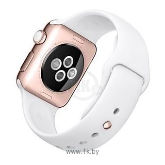 Фотографии Apple Watch Edition 38mm Rose Gold with White Sport Band (MJ8P2)