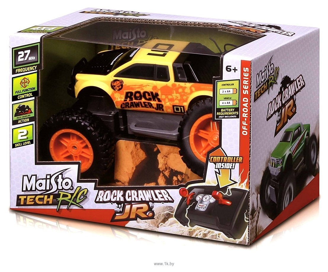 Фотографии Maisto Rock Crawler Jr (оранжевый)