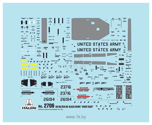Фотографии Italeri 2706 Вертолет UH-60/MH-60 Night Raid