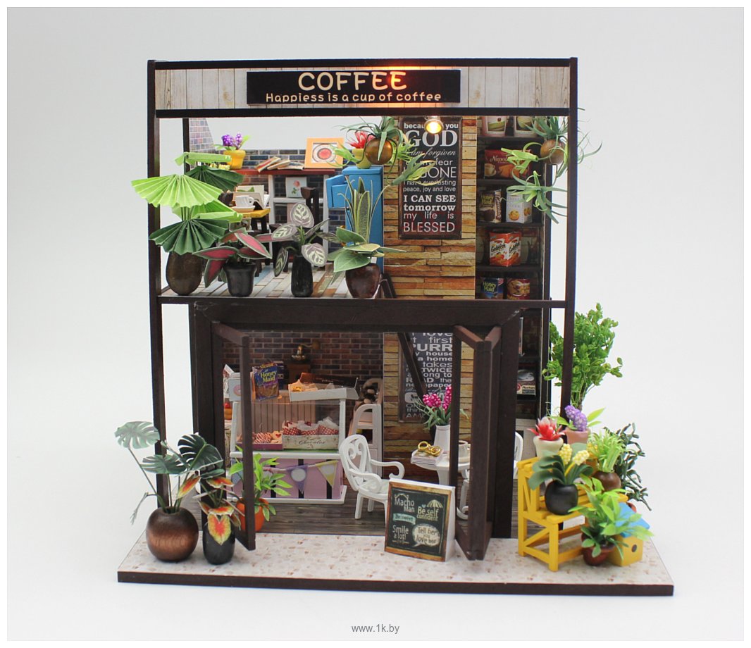 Фотографии Hobby Day DIY Mini House Coffee House (M027)