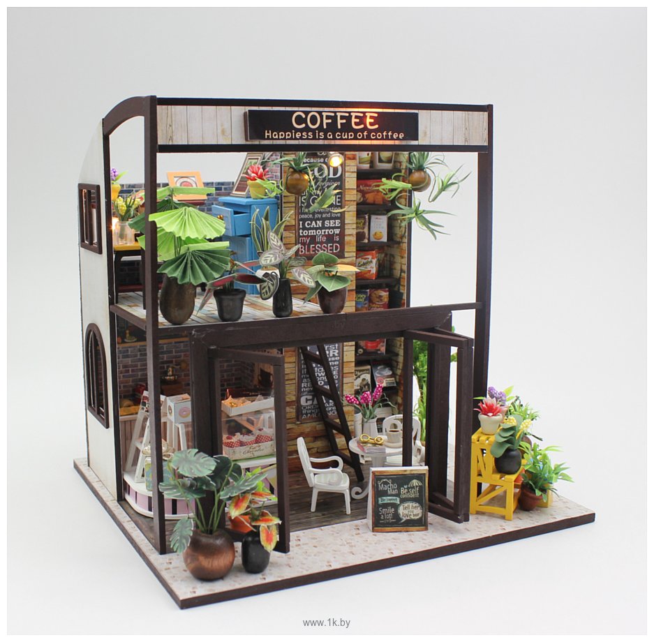 Фотографии Hobby Day DIY Mini House Coffee House (M027)