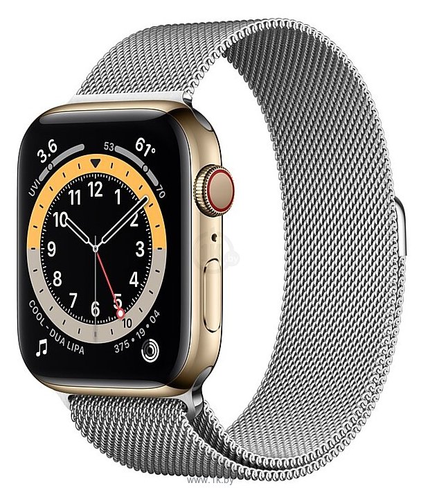 Фотографии Apple Watch Series 6 GPS + Cellular 44mm Stainless Steel Case with Milanese Loop