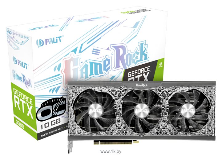 Фотографии Palit GeForce RTX 3080 10240MB GameRock OC (NED3080H19IA-1020G)