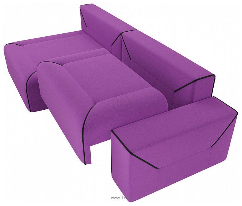 Фотографии Лига диванов Кельн 105083 (левый, фиолетовый/черный)