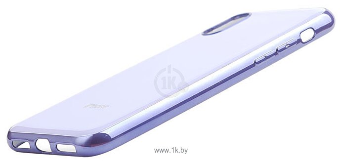 Фотографии EXPERTS Plating Tpu для Apple iPhone XS Max (фиалковый)