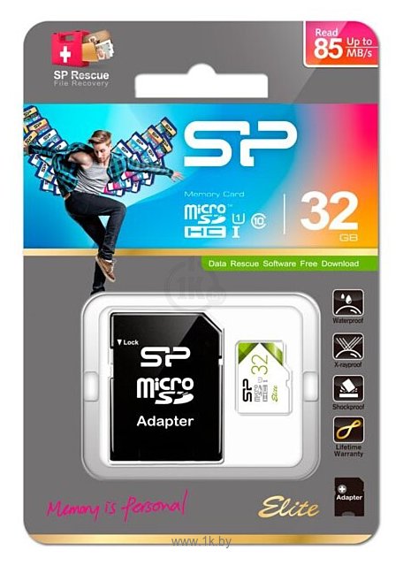 Фотографии Silicon Power ELITE microSDHC 32GB (SP032GBSTHBU1V21SP)