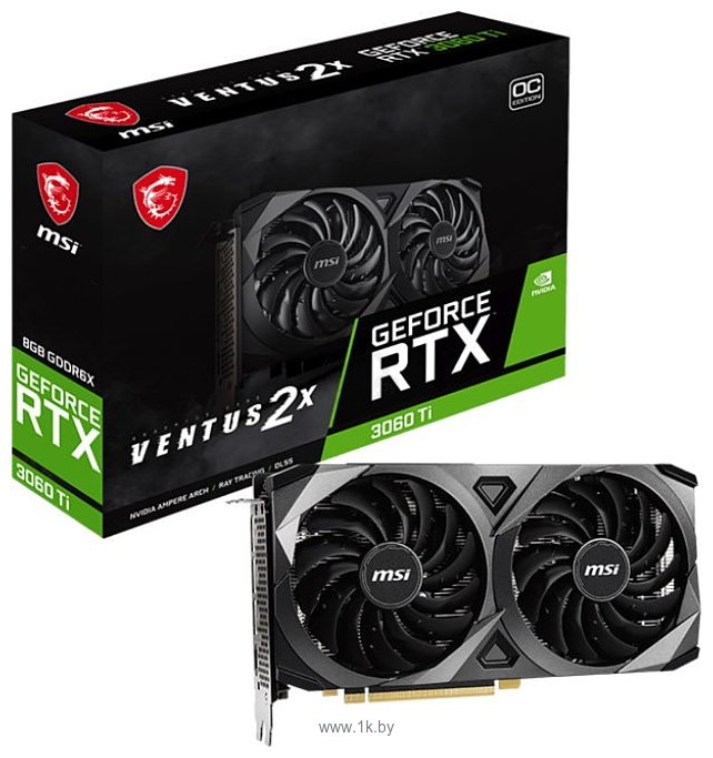 Фотографии MSI GeForce RTX 3060 Ti Ventus 2X 8GD6X OC