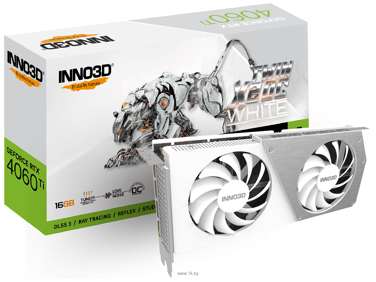 Фотографии GeForce RTX 4060 Twin X2 OC White (N40602-08D6X-173051W)