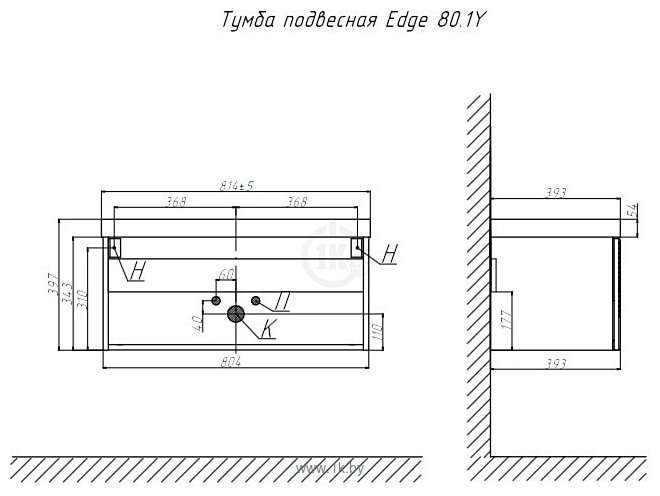 Фотографии Velvex Edge 80.1Y tnEDG.80.1Y-21 (белый)