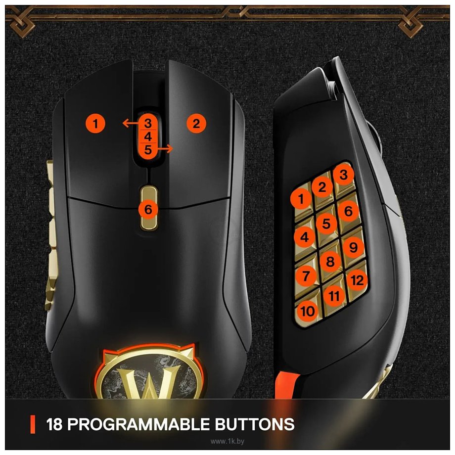 Фотографии SteelSeries Aerox 9 Wireless World of Warcraft Edition