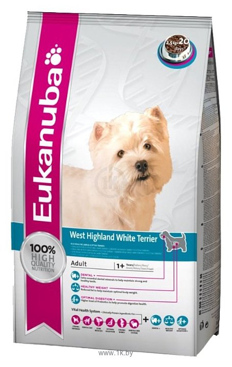 Фотографии Eukanuba (2.5 кг) Breed Specific Dry Dog Food For West Highland White Terrier Chicken