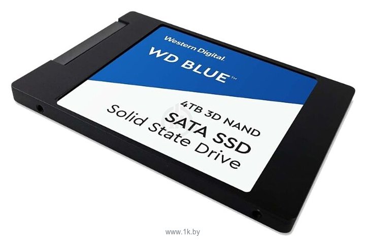 Фотографии Western Digital BLUE 3D NAND SATA SSD 4 TB (WDS400T2B0A)