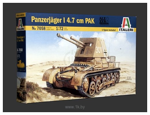 Фотографии Italeri 7058 Panzerjager I 47 Cm Pak