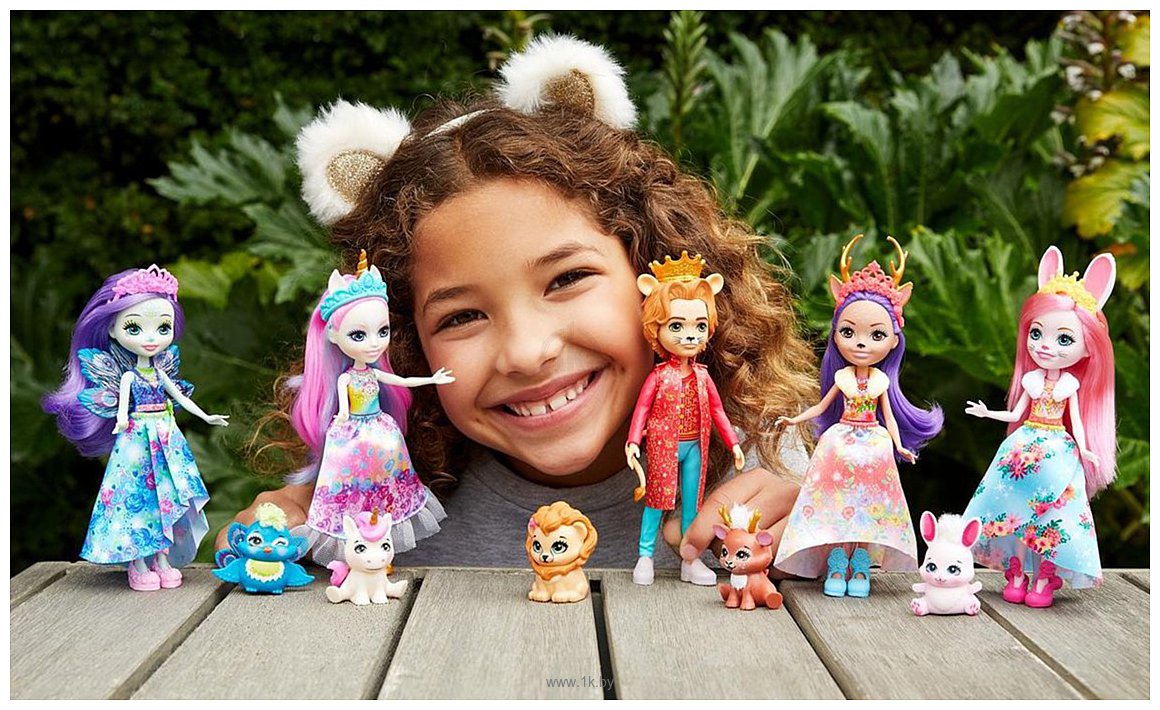 Фотографии Enchantimals Королевские друзья куклы с питомцами GYN58