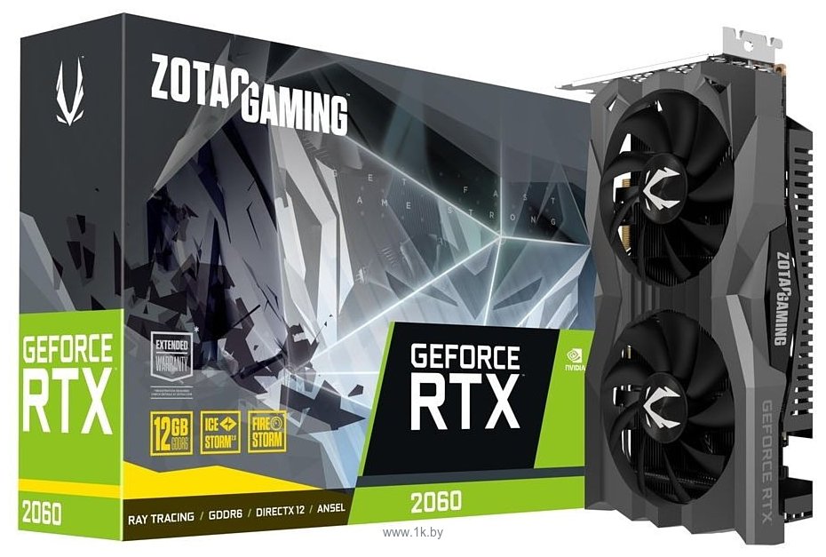 Фотографии ZOTAC GAMING GeForce RTX 2060 Twin Fan 12GB (ZT-T20620F-10M)