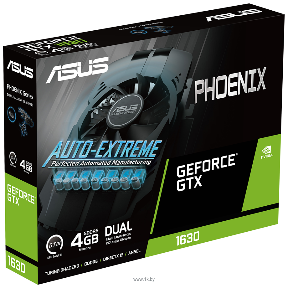 Фотографии ASUS Phoenix GeForce GTX 1630 4GB GDDR6 EVO (PH-GTX1630-4G-EVO)