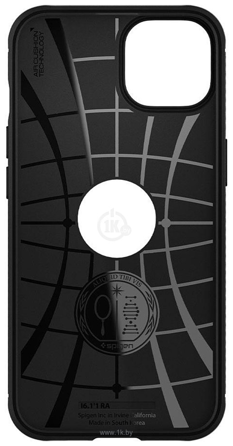 Фотографии Spigen Rugged Armor для iPhone 13 ACS03518 (черный)