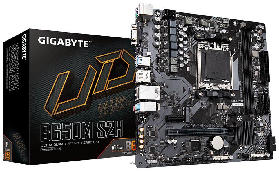 Фотографии Gigabyte B650M S2H (rev. 1.2)