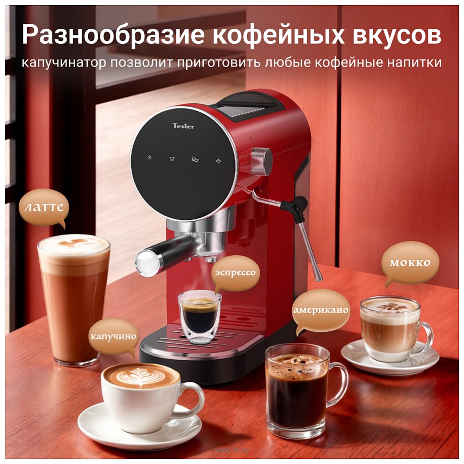 Фотографии Tesler ECM-260 red