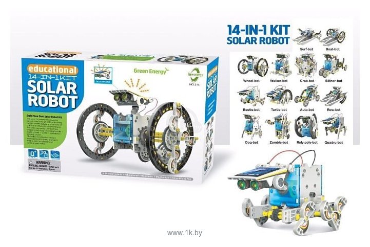 Фотографии New Energy Educational 14 in 1 Kit Solar Robot