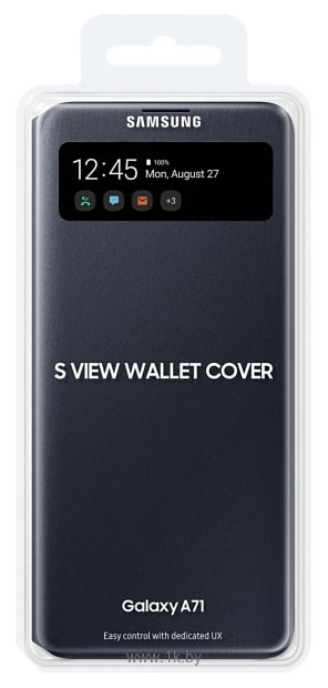 Фотографии Samsung S View Wallet Cover A71 (черный)