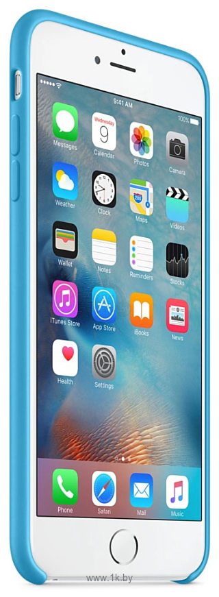 Фотографии Apple Silicone Case для iPhone 6 Plus/6s Plus (голубой)