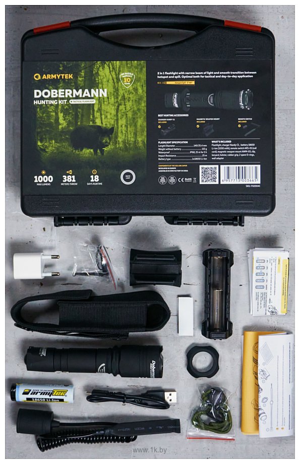 Фотографии Armytek Dobermann hunting kit