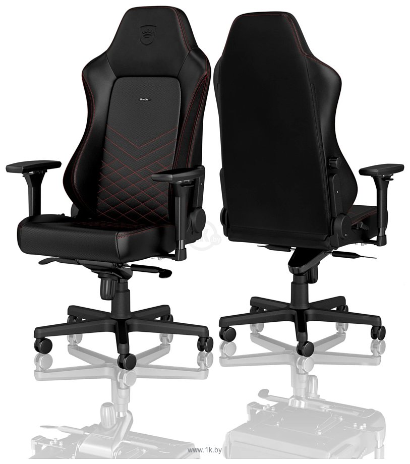 Фотографии Noblechairs Hero PU (черный/красный)