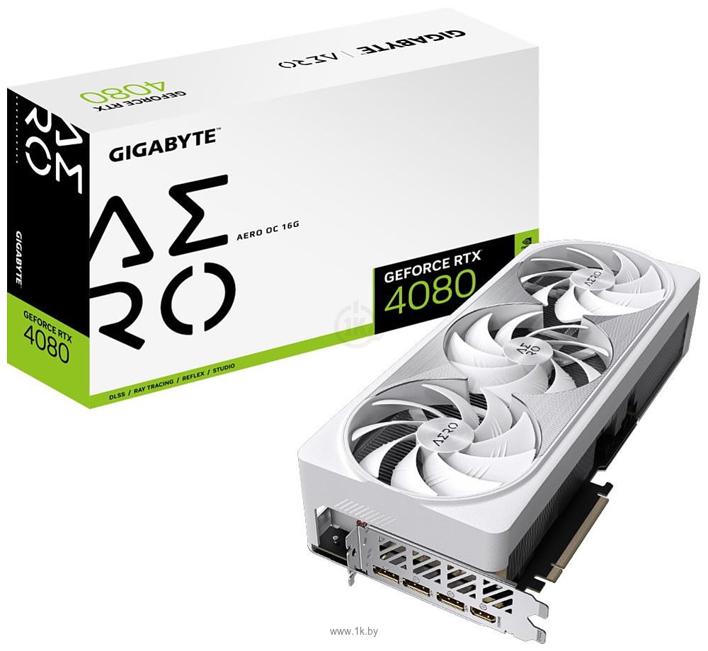 Фотографии Gigabyte GeForce RTX 4080 16GB Aero OC (GV-N4080AERO OC-16GD)