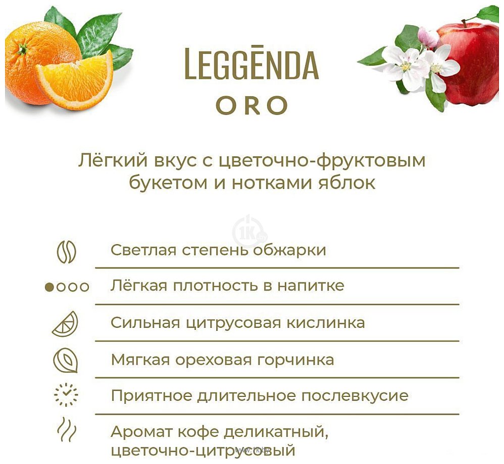 Фотографии Poetti Leggenda Oro зерновой 1 кг