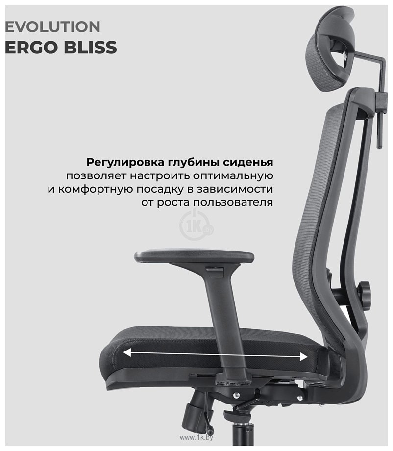 Фотографии Evolution ERGO BLISS Black (черный)