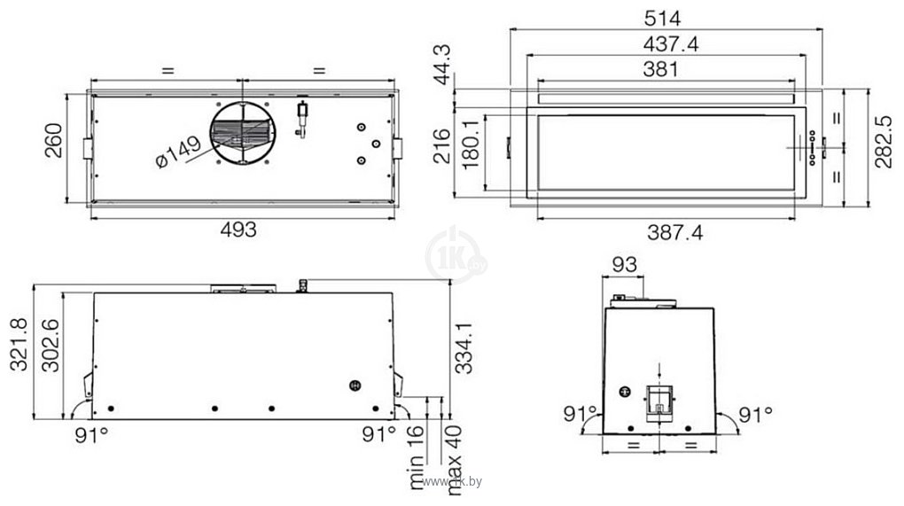 Фотографии Elica Lane Sensor BL MAT/A/52 PRF0188472