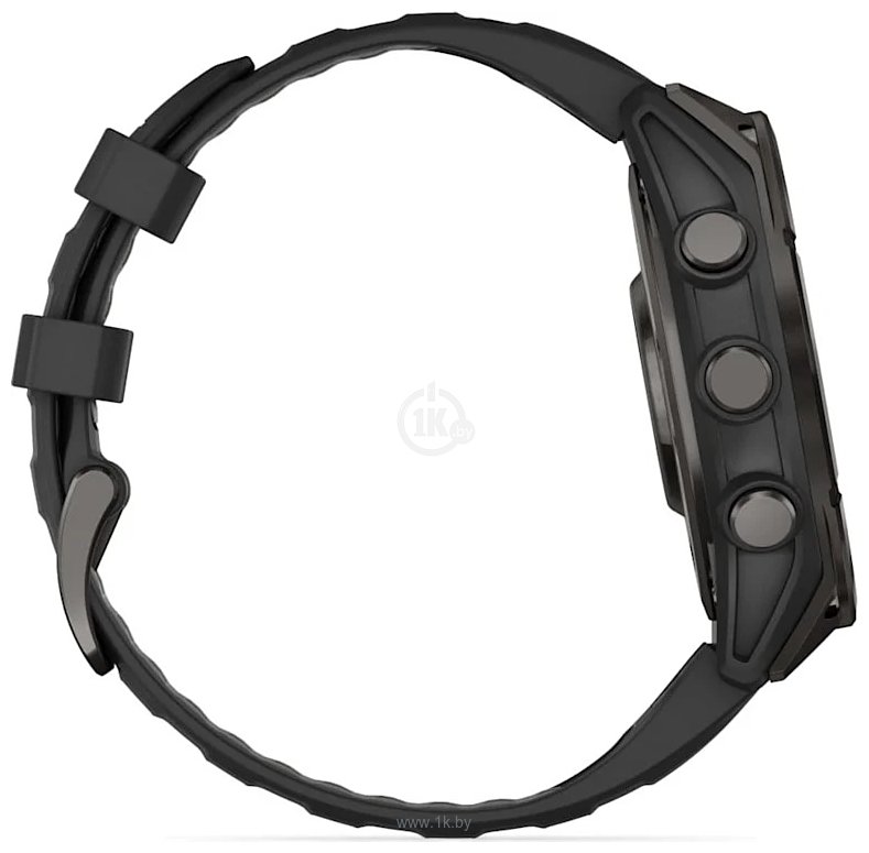 Фотографии Garmin Fenix 8 Sapphire Titanium 47mm (силиконовый ремешок)