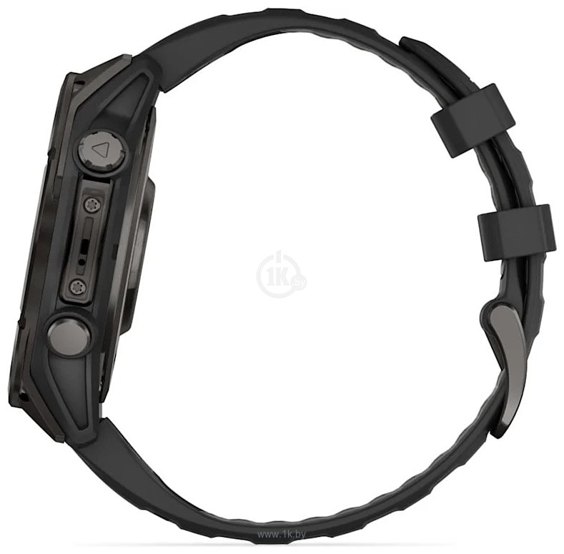 Фотографии Garmin Fenix 8 Sapphire Titanium 47mm (силиконовый ремешок)