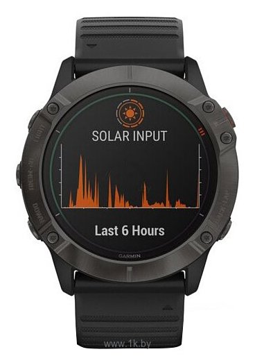 Фотографии Garmin Fenix 6X Pro Solar титановый DLC