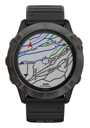 Фотографии Garmin Fenix 6X Pro Solar титановый DLC