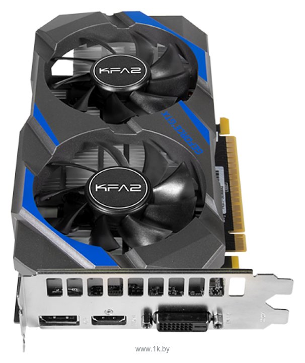 Фотографии KFA2 GeForce GTX 1050 Ti 1290MHz PCI-E 3.0 4096MB 7008MHz 128 bit DVI HDMI HDCP DisplayPort 1-Click OC