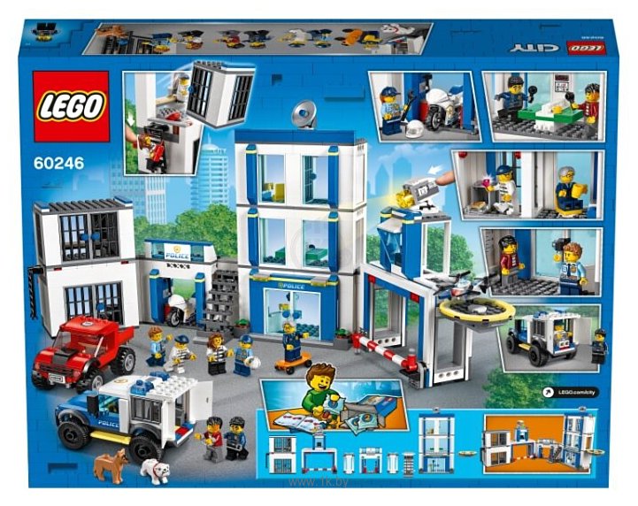 Фотографии LEGO City 60246 Полицейский участок