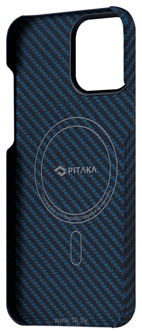Фотографии Pitaka MagEZ Case 2 для iPhone 13 Pro Max (twill, черный/синий)