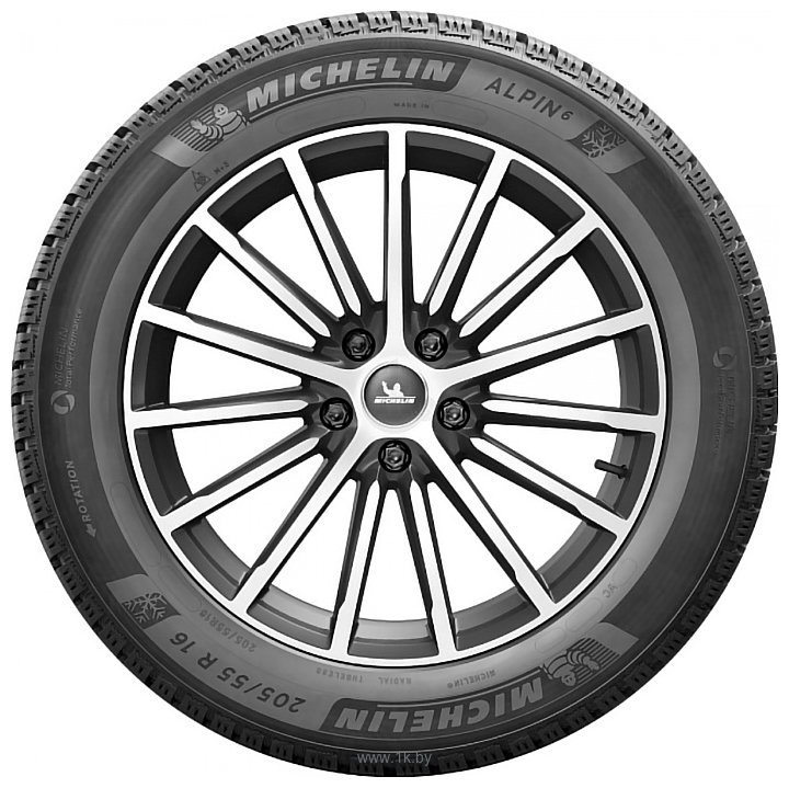 Фотографии Michelin Alpin 6 205/55 R19 97H