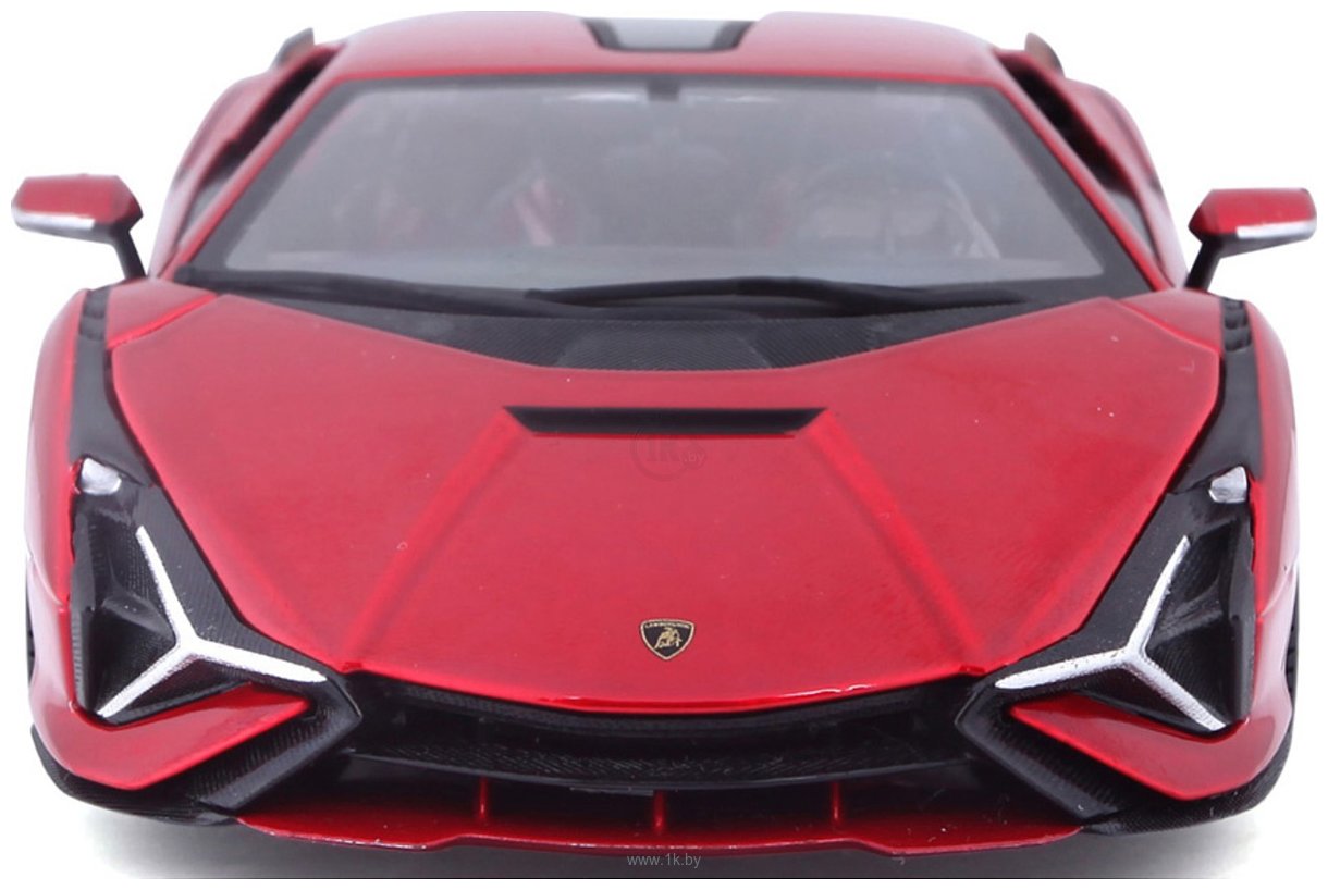 Фотографии Bburago Lamborghini Sian FKP 37 18-21099 (красный)