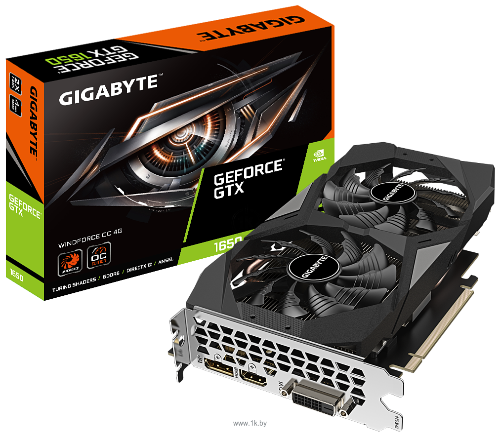 Фотографии GigaByte GeForce GTX 1650 D6 WINDFORCE OC 4G (rev. 3.0)