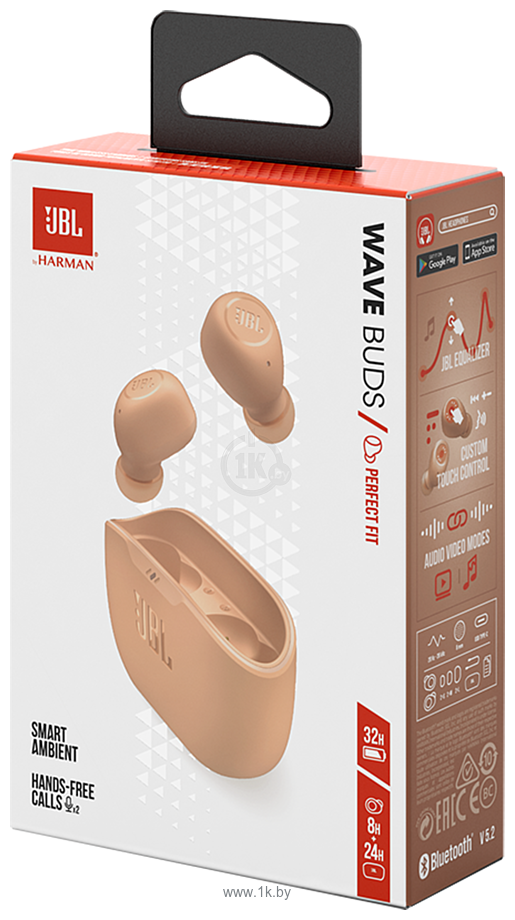 Фотографии JBL Wave Buds (бежевый)