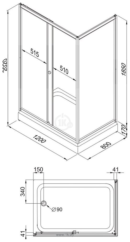 Фотографии Triton Фьюжн 120x80 А (белый/полосы)