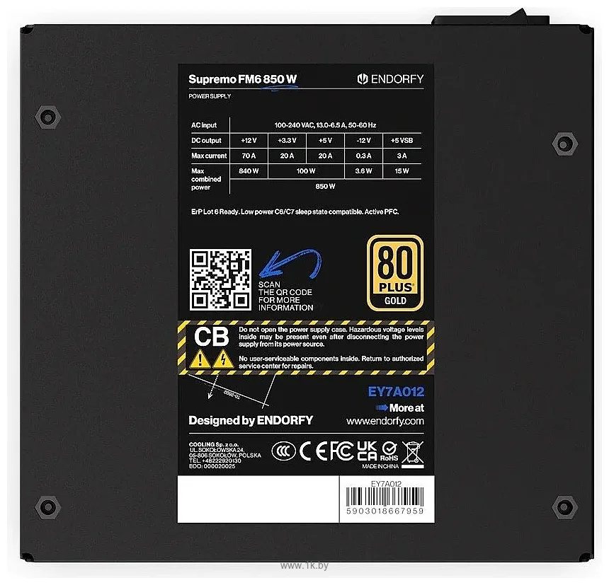 Фотографии Endorfy Supremo FM6 850W EY7A012 Фотографии Endorfy Supremo FM6 850W EY7A012